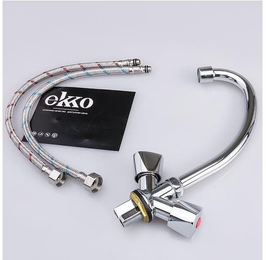 Смеситель для кухни Ekko E42020-3 цвет Хром