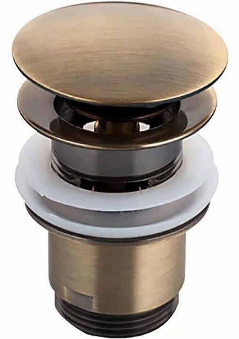 Донный клапан Frap F60-4 click-clack Бронза