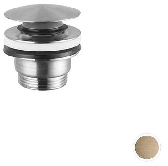 Донный клапан Newform X-Steel 316 24686.59.098 click-clack цвет Pale Gold