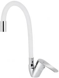 Смеситель для кухни Viko V-4148 цвет Хром Белый Смеситель для кухни Viko V-4148 цвет Хром Белый