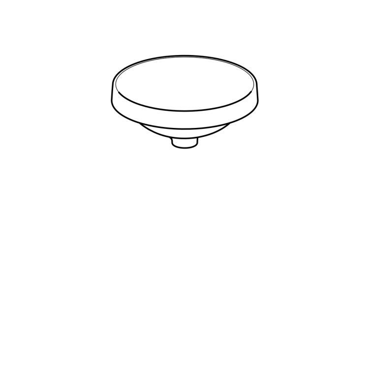 Раковина Geberit VariForm круглой формы, D=40 см, без отв. под смеситель, без отв. перелива [500.702.01.2]