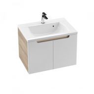 Тумба для раковины 70 см Ravak Classic X000001091, латте/белый
