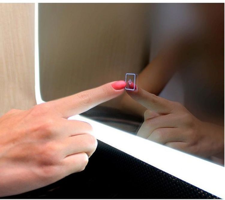 Зеркало Континент Mercury 1000х700 ЗЛП624 с подсветкой с сенсорным выключателем