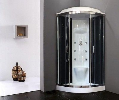 Душевая кабина Royal Bath RB 100HK7-BT-CH (черное/прозрачное) Душевая кабина Royal Bath RB 100HK7-BT-CH (черное/прозрачное)