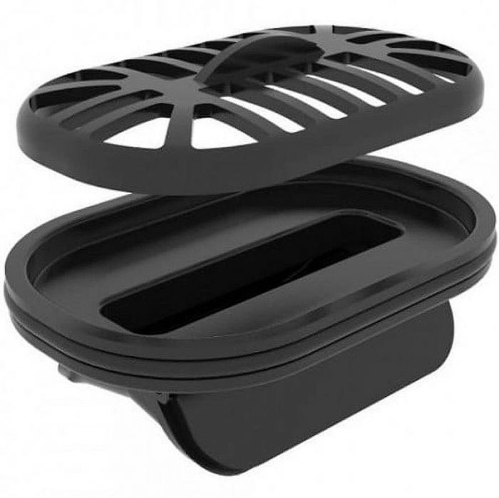 Душевой поддон из вспененного полистирола Pestan 120х120 Confluo Board Uni 40007822G под плитку со встроенным душевым лотком Frameless Line 550