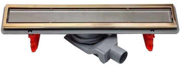 Душевой поддон из вспененного полистирола Pestan 120х120 Confluo Board Uni 40007822G под плитку со встроенным душевым лотком Frameless Line 550