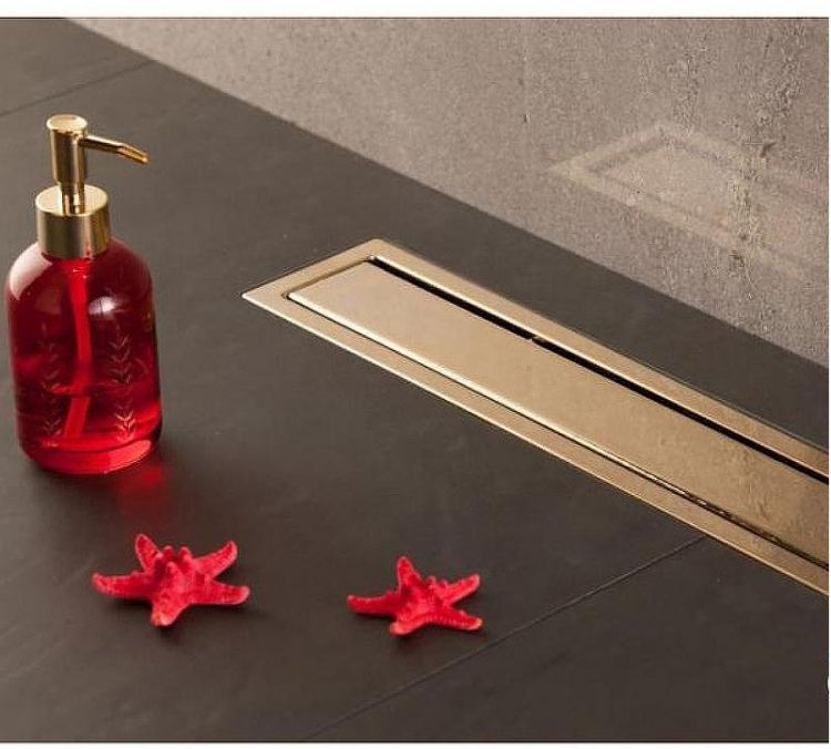 Душевой поддон из вспененного полистирола Pestan 120х120 Confluo Board Uni 40007822G под плитку со встроенным душевым лотком Frameless Line 550