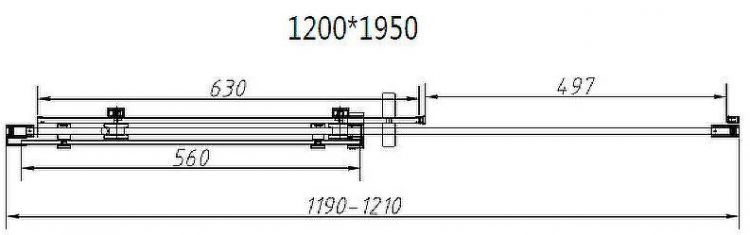 Душевой уголок Vincea Como-N 120x80 VSR-4CN8012CL профиль Хром стекло прозрачное