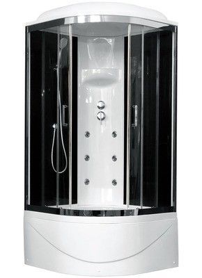 Душевая кабина Royal Bath RB 90BK3-BT-CH (черное/прозрачное)