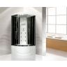 Душевая кабина Royal Bath RB 90BK3-BT-CH (черное/прозрачное)