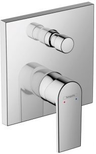 Hansgrohe Vernis Shape Смеситель для ванны, встраиваемый, внешняя часть, цвет: хром