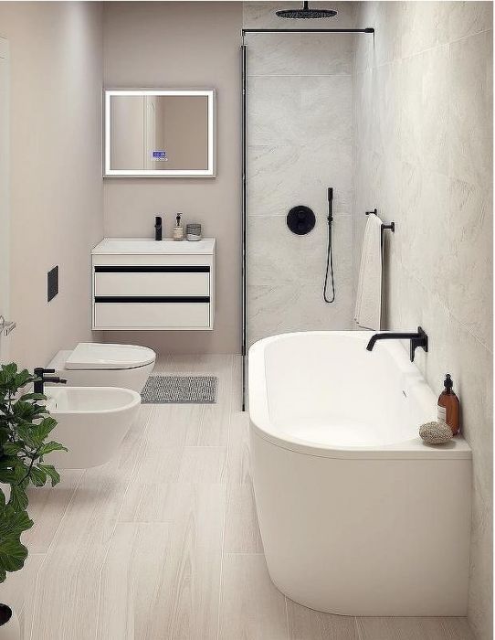 Акриловая ванна Cezares Slim 180x79 SLIM WALL-180-80-60-W37-SET без гидромассажа
