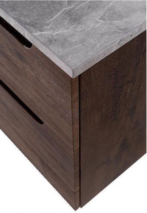 Тумба под раковину BelBagno Etna-H60 80 ETNA-H60-800-2C-SO-RW-P подвесная Rovere Moro
