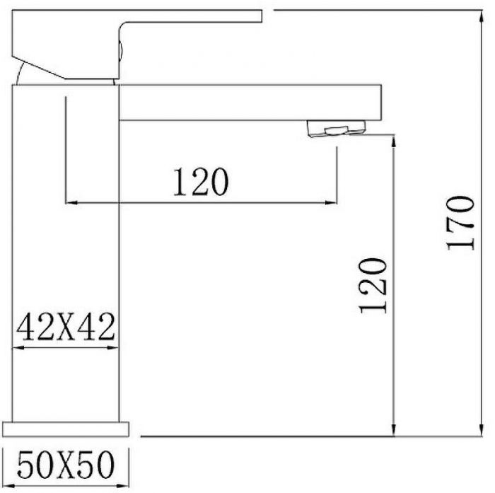 Смеситель для раковины Comforty FC045A-CMT 00004149949 Черный