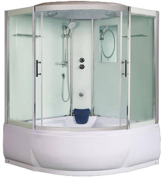 Душевой бокс WeltWasser WW500 Emmer 15055-2 150х150 10000004658 профиль Хром стекло прозрачное