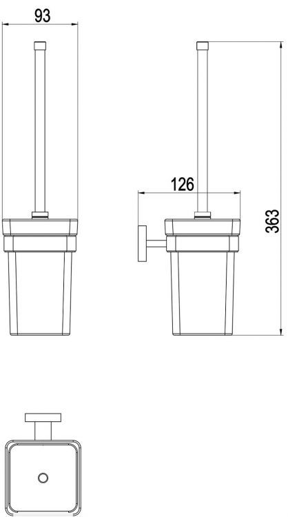 Щетка для туалета Timo Selene 17061/17 золото матовое Щетка для туалета Timo Selene 17061/17 золото матовое