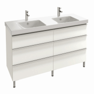 Тумба под раковину Jacob Delafon Odeon Up 135 см EB996-N18 белый блестящий