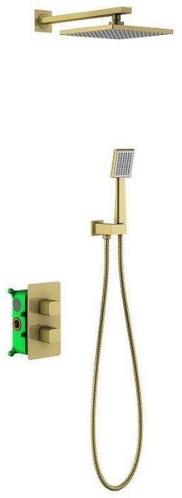 Душевая система Timo Petruma SX-5059/17SM с термостатом Золото матовое
