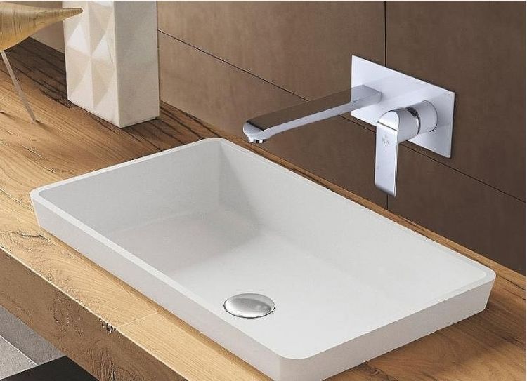 Смеситель для раковины Rose R21F R2141F Белый Хром Смеситель для раковины Rose R21F R2141F Белый Хром