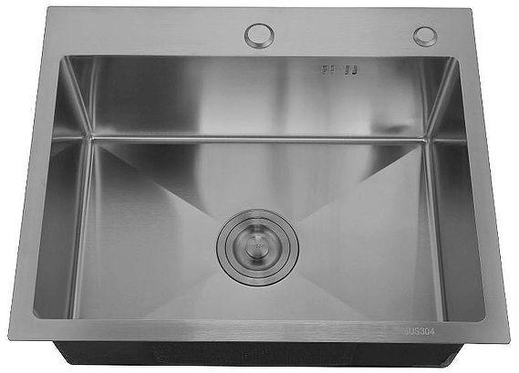 Кухонная мойка Ростовская Мануфактура Сантехники 60 MR-6050BL Графит Кухонная мойка Ростовская Мануфактура Сантехники 60 MR-6050BL Графит