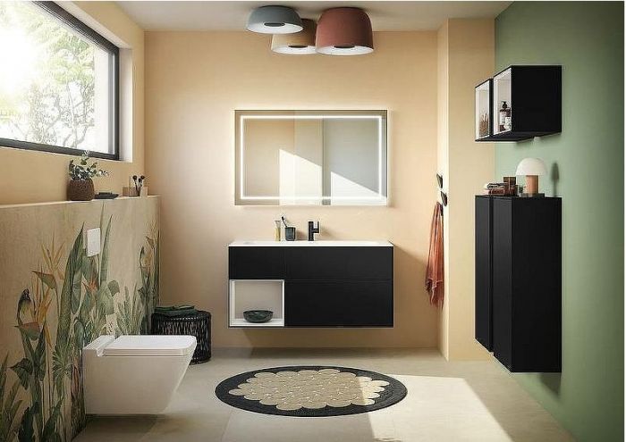 Клавиша смыва Villeroy&Boch ViConnect 922490AN Черная матовая