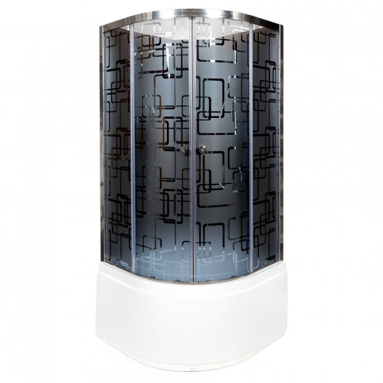 Душевая кабина Deto BМ4510 N (без крыши) BLACK 100x100x208 Душевая кабина Deto BМ4510 N (без крыши) BLACK 100x100x208