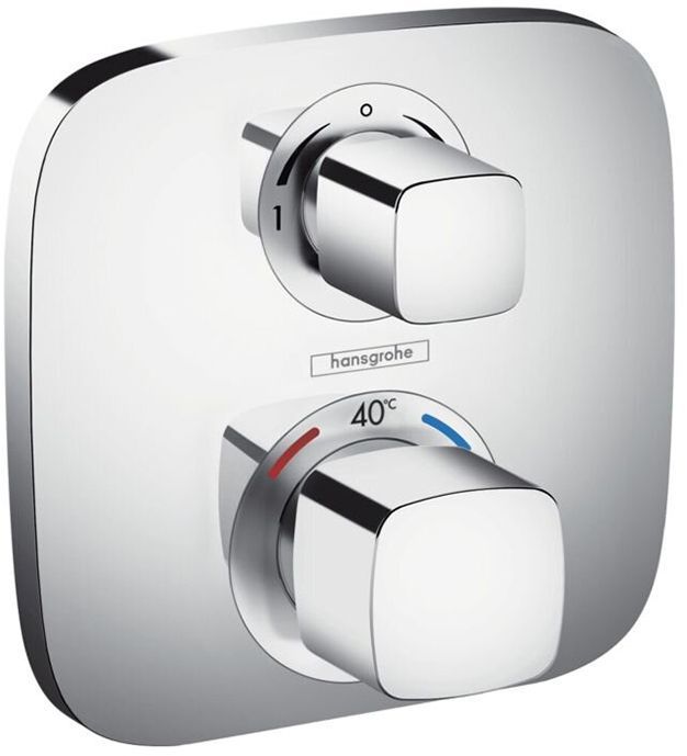 Hansgrohe Ecostat E Смеситель для душа, встраиваемый, термостатический, цвет: хром