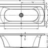 Акриловая ванна Riho Lima 160x70 B050001005 (BB4200500000000) без гидромассажа