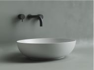 Умывальник CERAMICANOVA Element чаша накладная овальная (цвет Белый Матовый) CN6017MW