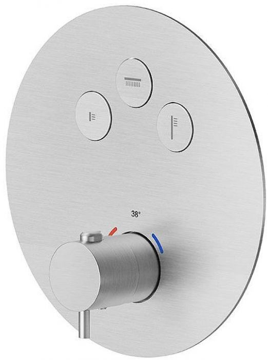 Смеситель для душа Newform X-Steel 316 70427EX.50.050 с термостатом цвет Inox