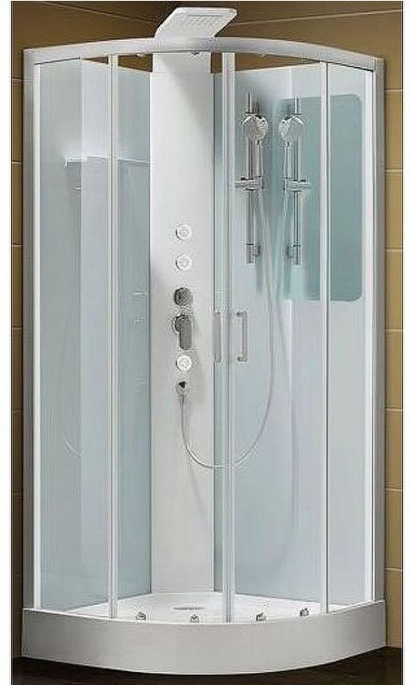 Душевая дверь для кабины Aquanet Passion R №1/4 215020 профиль Серебро стекло прозрачное