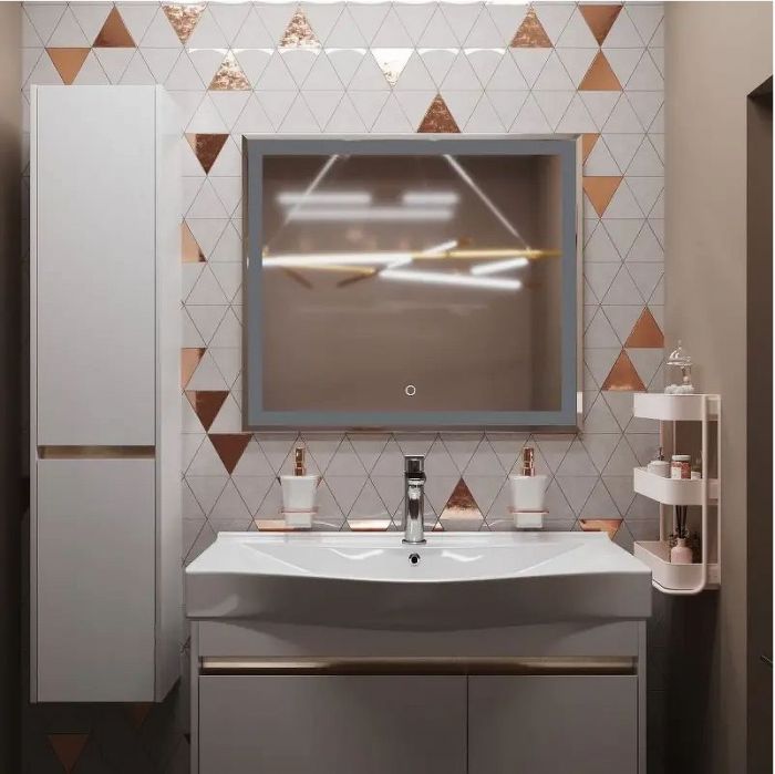 Зеркало Mixline Минио 80 545275 с подсветкой с сенсорным выключателем