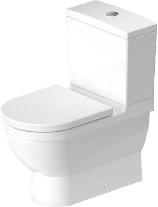 Унитаз компакт Duravit Starck 3 0128090000 без бачка и крышки-сиденья