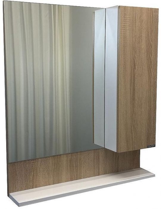 Зеркальный шкаф Comforty Рига 70 00004142212 Дуб сонома