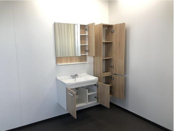 Зеркальный шкаф Comforty Рига 70 00004142212 Дуб сонома