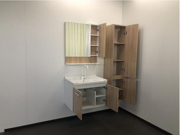 Зеркальный шкаф Comforty Рига 70 00004142212 Дуб сонома