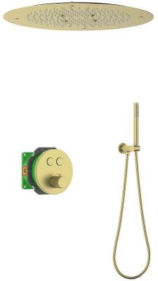 Душевая система Timo Saona SX-2370/17SM с термостатом Золото матовое
