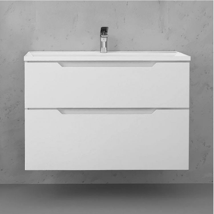 Тумба под раковину Raval Wector 90 Wct.01.90/P/W/MD подвесная Белая