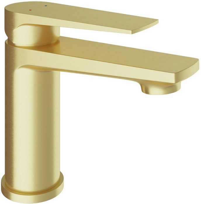 Смеситель для раковины M AQUEDUTO LINHA,  шлифованное золото (LIN0250)