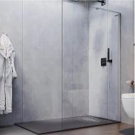 Душевая перегородка Veconi Korato KR-77 100 KR77-100-01-C8 профиль Хром стекло прозрачное