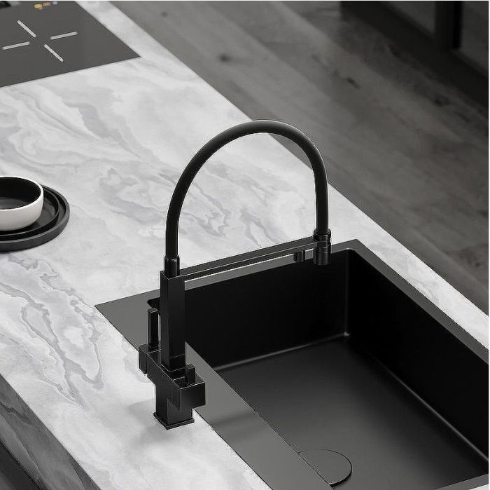 Смеситель для кухни Sancos Moro SC4006MB Черный матовый