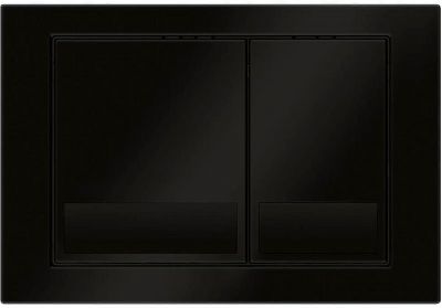 Клавиша смыва KK POL M06 350/PPC/049-00-00 Черная матовая