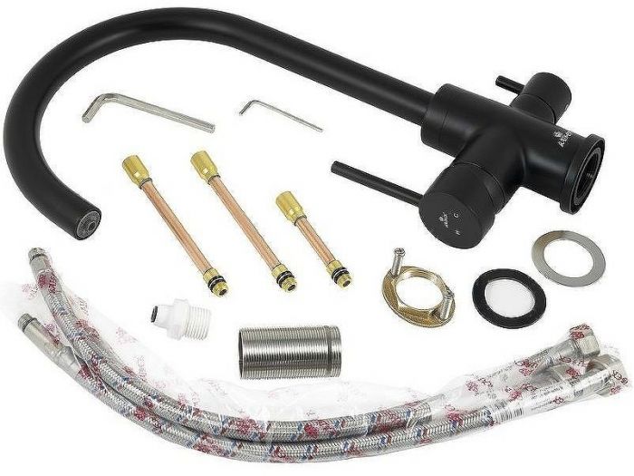 Смеситель для кухни Kaiser Merkur 26744-9 Черный матовый