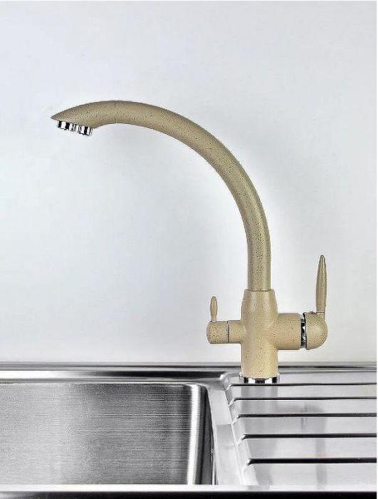 Смеситель для кухни Viko V-5214 Песочный