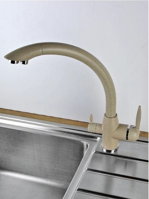 Смеситель для кухни Viko V-5214 Песочный