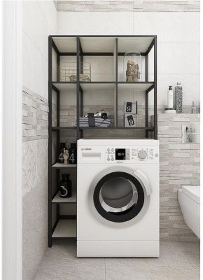 Стеллаж Sanflor Лофт №1 86 С08089 напольный Светлое северное дерево