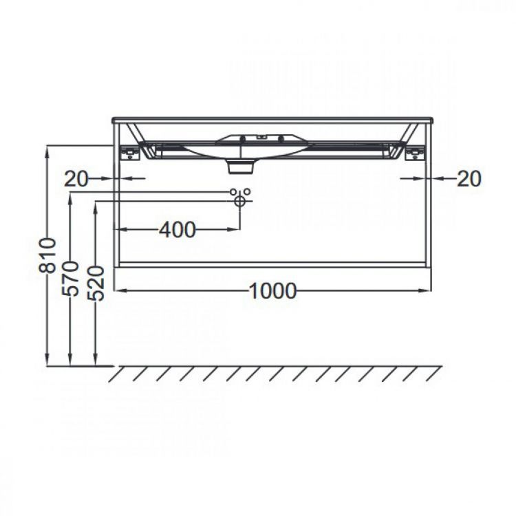 Тумба под раковину 100см Jacob Delafon Nouvelle Vague EB3032-G1C белый блестящий лак Тумба под раковину 100см Jacob Delafon Nouvelle Vague EB3032-G1C белый блестящий лак