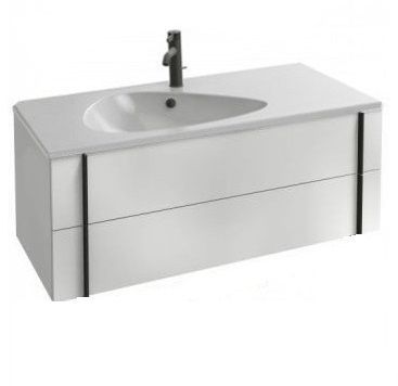 Тумба под раковину 100см Jacob Delafon Nouvelle Vague EB3032-G1C белый блестящий лак Тумба под раковину 100см Jacob Delafon Nouvelle Vague EB3032-G1C белый блестящий лак