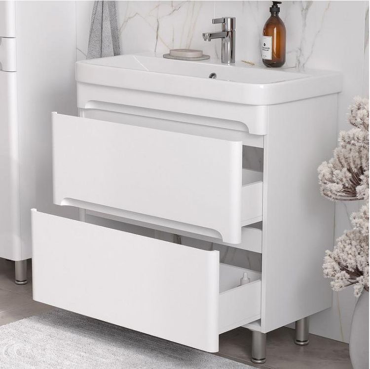 Тумба под раковину Equil Nice 80 tnNICE80.2Y-05 цвет Белый