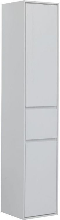 Шкаф пенал Aquanet Милан 35 339957 подвесной цвет Белый глянец